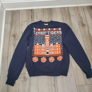 Champion Navy Clemson Tigers Crewneck Sweater